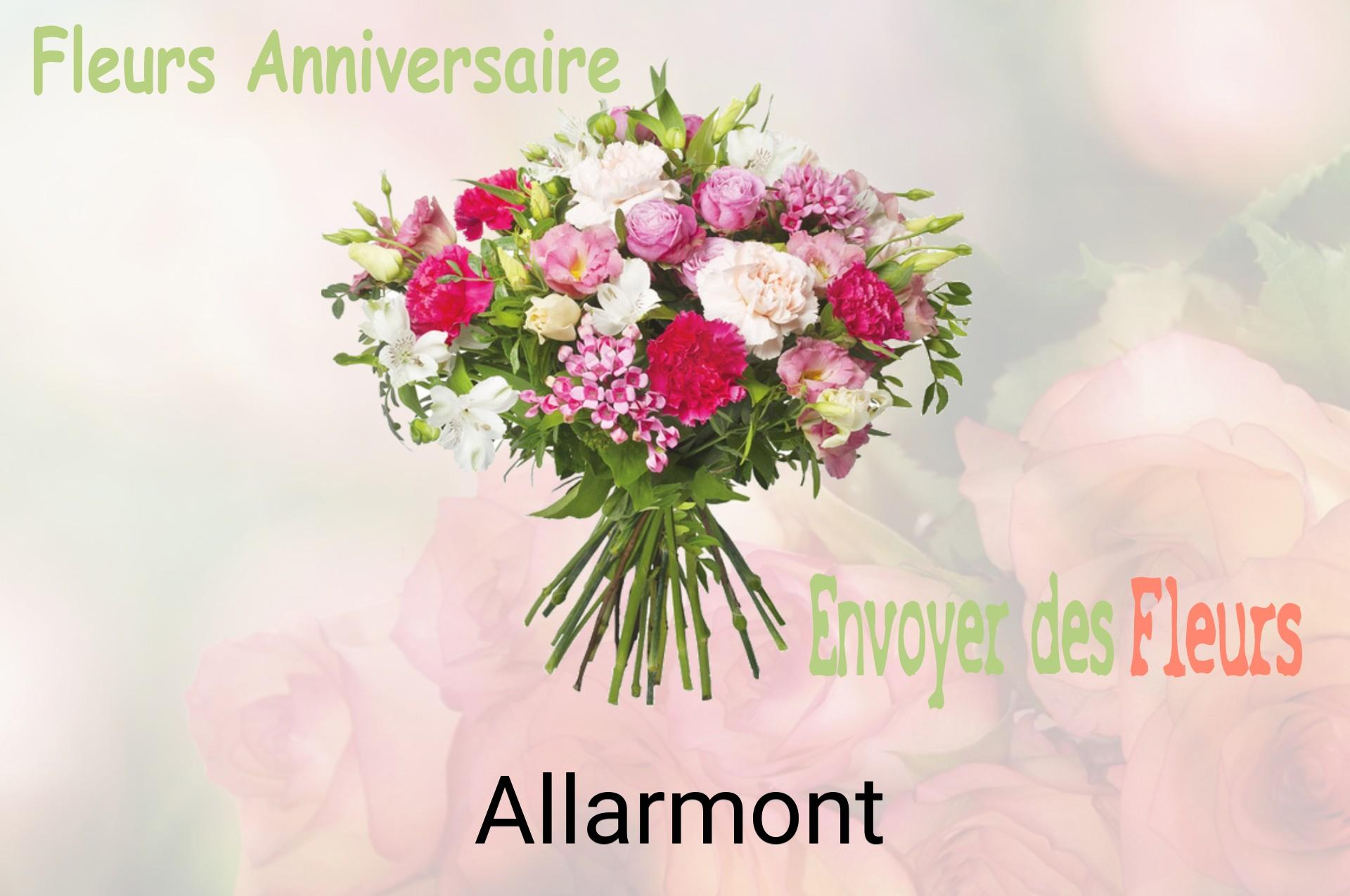 Bouquet de fleurs d’anniversaire livré à Allarmont