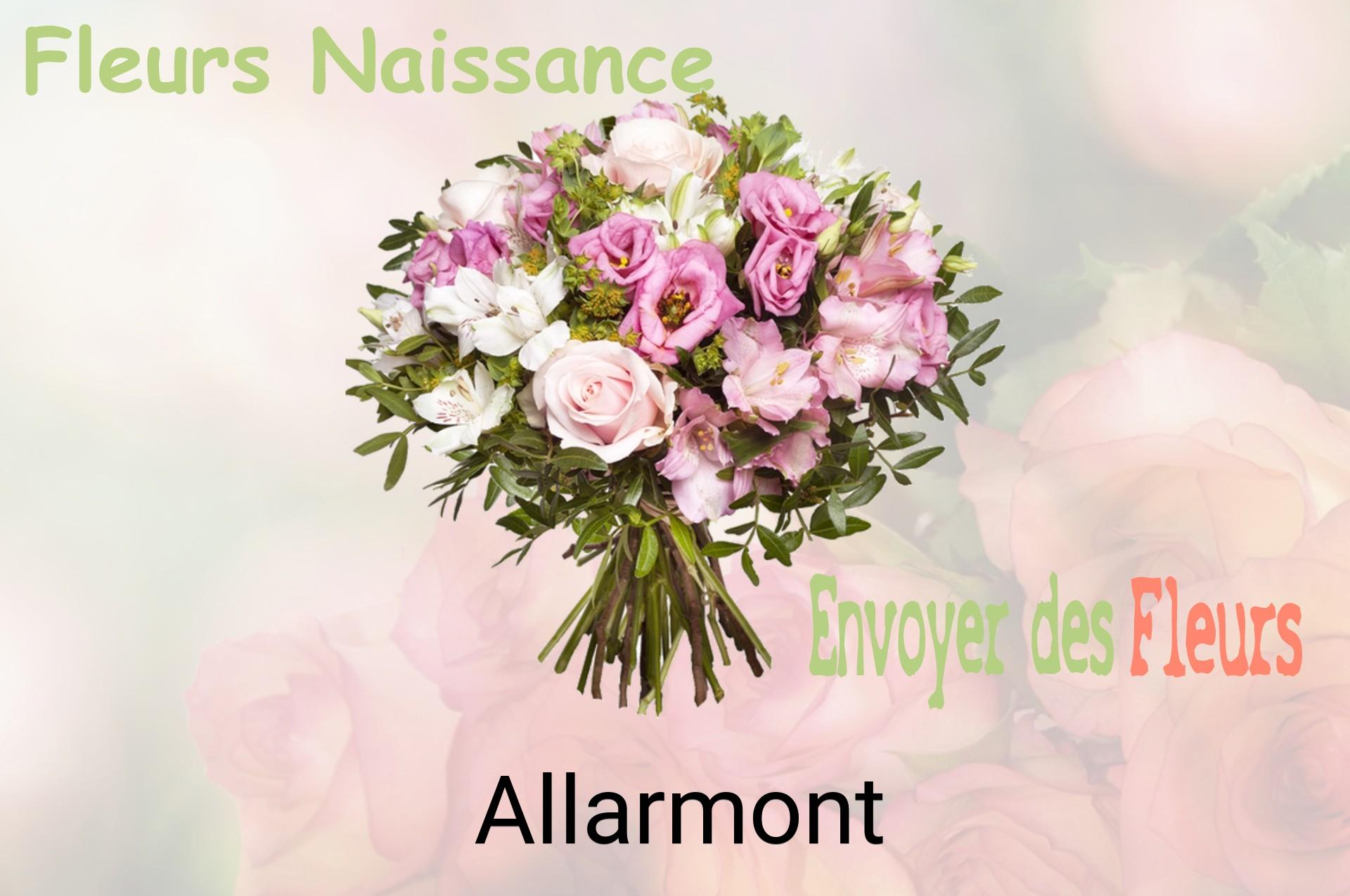 Bouquet de fleurs de naissance livré à Allarmont